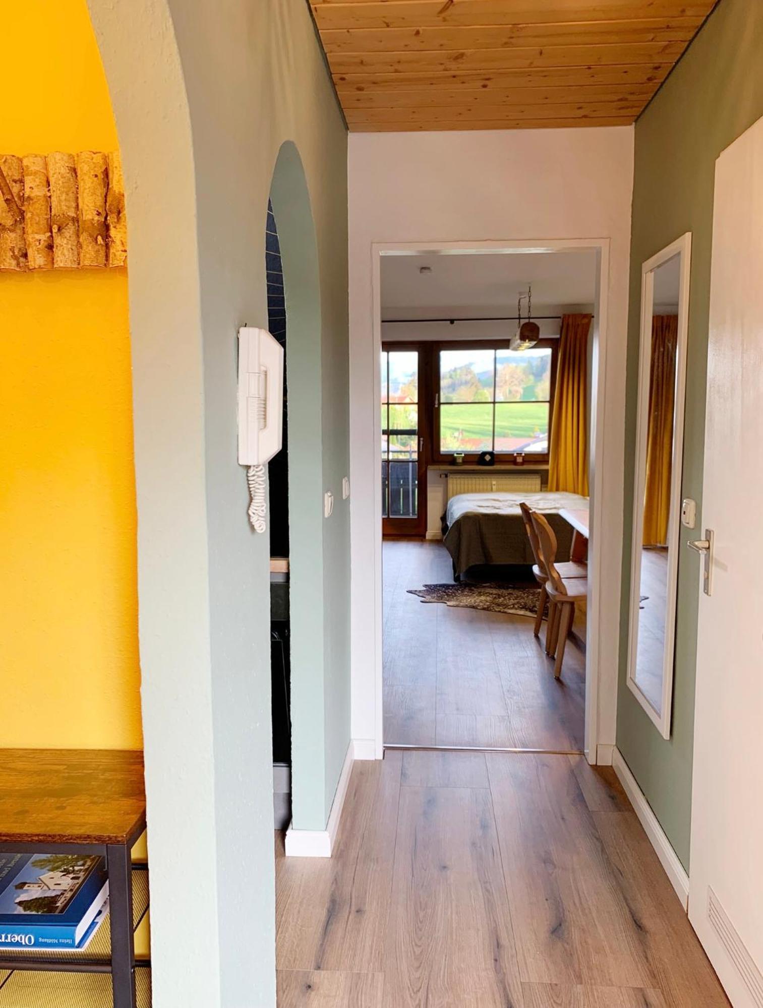 Lindners Hideaways - Bergnest Lodge - Bergblick Fewo 6 Pers Balkon Garten Hund Ski Unterkunft Luftkurort Oberreute Naehe Buchenegger Wasserfaelle Eistobel Bodensee Екстериор снимка